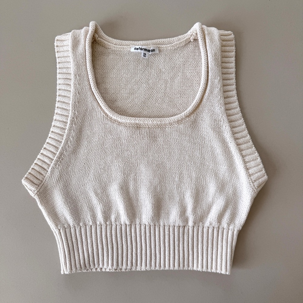 Reformation Norma Sweater Tank in XS
